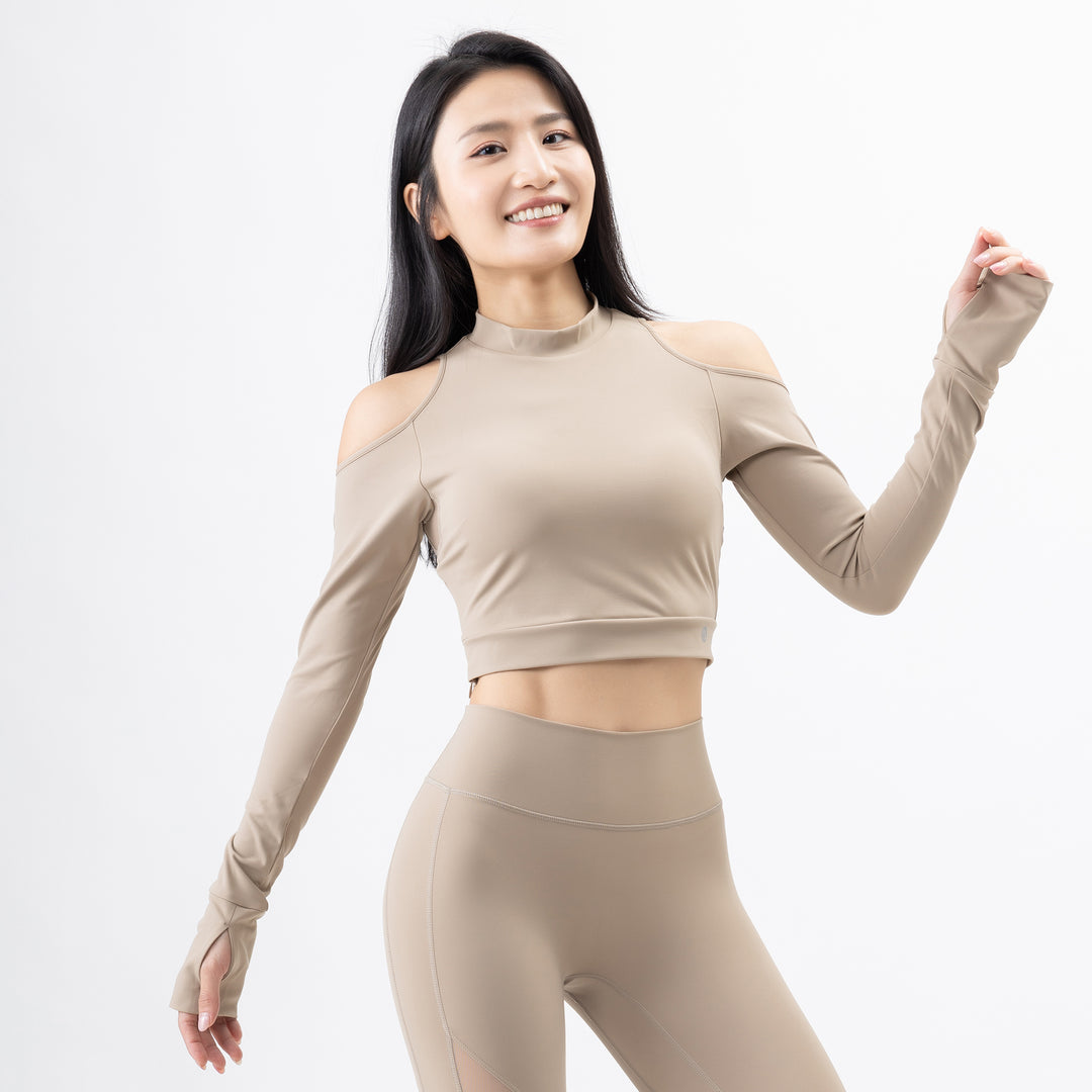 High Neck Crop Top Soft Stretchy Seamsless Rib Fabric Layering Workout  Lounge Active Fitness Gym Basic All Seasons Graduation Gift 
